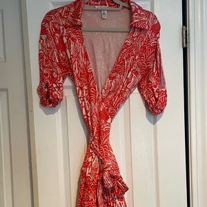 DVF Shilo wrap dress